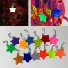 Reflective keychain - kids safety - star shaped - 10 piecesKeyrings