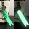 Reflektierender Schlüsselanhänger - Hochglanz - bunter Streifen