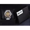 WINNER - luxurious watch - mechanical - luminous - with diamonds - transparent skeleton design - with boxWatches