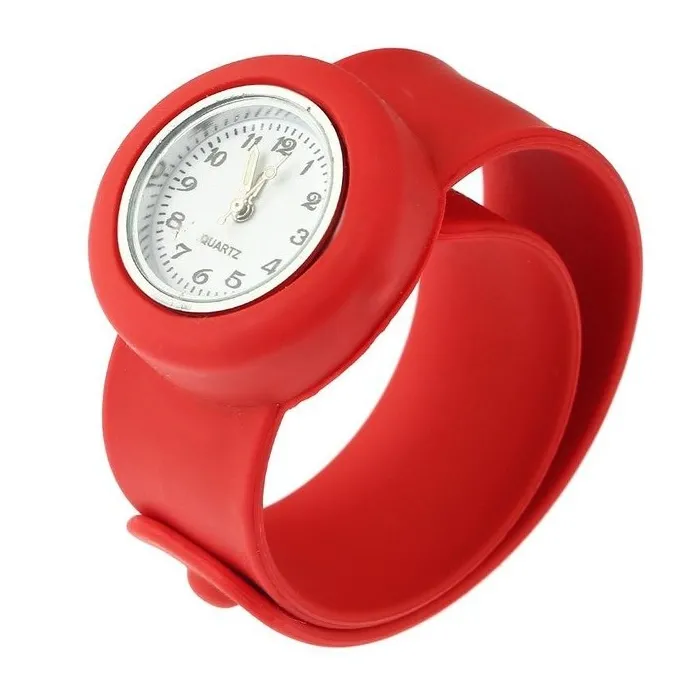 Silikonuhr für Kinder - Aufsteckarmband