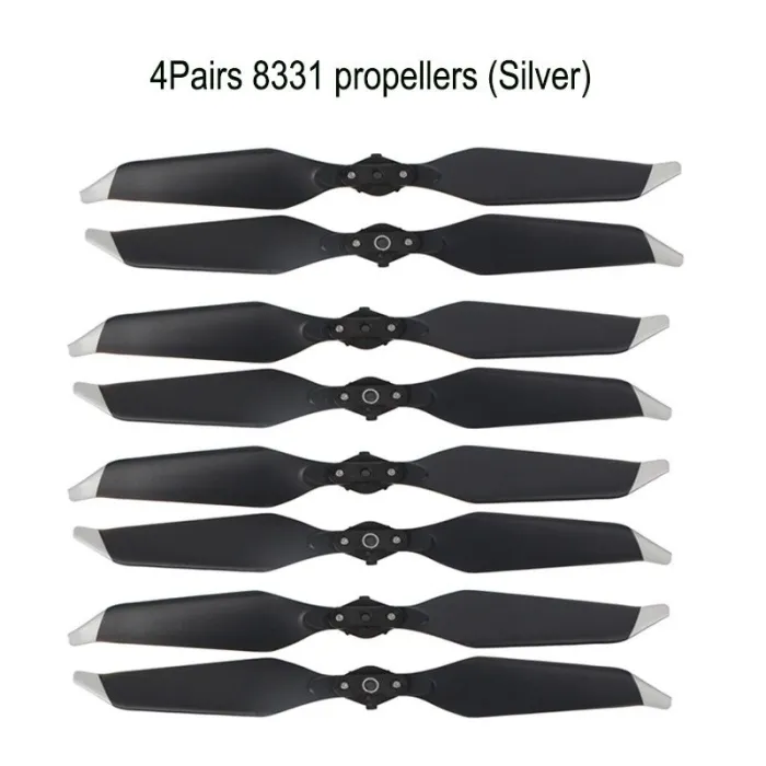 DJI Mavic Pro - Mavic Pro Platinum - 8331 - Propeller - Schnellspanner - Geräuscharm - 4 Paar