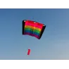 Beach Rainbow Kite - mit Griff / Einzelleine