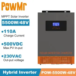 PowMr MPPT – Solarmodulregler – Laderegler – LCD-Hintergrundbeleuchtung – 30 A – 40 A – 50 A – 60 A