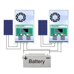 PowMr MPPT - solar panel regulator - charge controller - LCD backlight - 30A - 40A - 50A - 60ASolar panel controllers