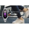 H8 Smart Watch – ausgehöhltes Armband mit Diamanten – Pulsmesser – Fitness-Tracker – wasserdicht – Android – Bluetooth