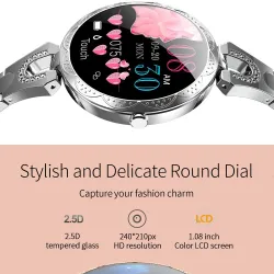 Modische Smart Watch AK15 - Herzfrequenz - Fitness Tracker - Wasserdicht - Bluetooth - Android - IOS