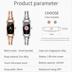 H8 Pro Smart Watch - Full Touch - Herzfrequenz - Blutdruck - Fitnesstracker - Wasserdicht