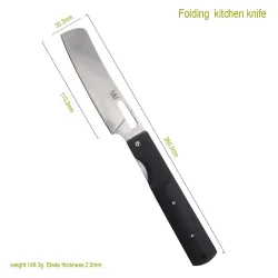 Küchenmesser - Campingmesser - Klappbar - Edelstahl