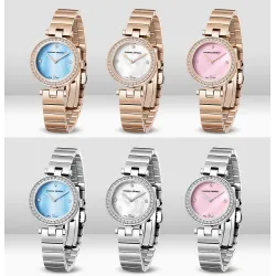 PAGANI DESIGN - luxurious women's watch - with diamonds - Quartz - stainless steelWatches