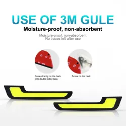 Car daytime running lights - LED - DRL - COB - waterproof - 2 piecesDaytime Running Lights (DRL)
