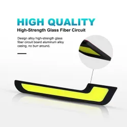 Car daytime running lights - LED - DRL - COB - waterproof - 2 piecesDaytime Running Lights (DRL)