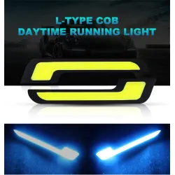 Car daytime running lights - LED - DRL - COB - waterproof - 2 piecesDaytime Running Lights (DRL)
