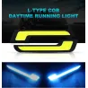 Car daytime running lights - LED - DRL - COB - waterproof - 2 piecesDaytime Running Lights (DRL)