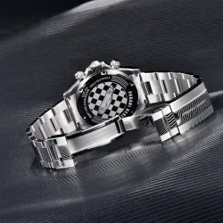 PAGANI DESIGN - mens Quartz watch - chronograph - ceramic bezel - waterproof - stainless steelWatches