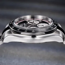PAGANI DESIGN - mens Quartz watch - chronograph - ceramic bezel - waterproof - stainless steelWatches