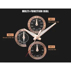SINOBI - men's sports watch - Quartz - chronograph - waterproofWatches