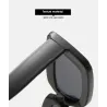 Rechteckige Vintage-Sonnenbrille - großer Rahmen