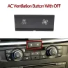 Car dashboard buttons - air conditioning - ventilation control - AC button - for BMW 1 3 X1 X3Interior parts