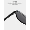 Trendige Vintage-Sonnenbrille - Oversized - Piloten-Stil - UV400
