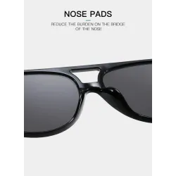 Trendige Vintage-Sonnenbrille - Oversized - Piloten-Stil - UV400