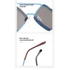 Geometrische Sonnenbrille – Steampunk-Stil – ausgehöhlter Metallrahmen – UV400 – Unisex