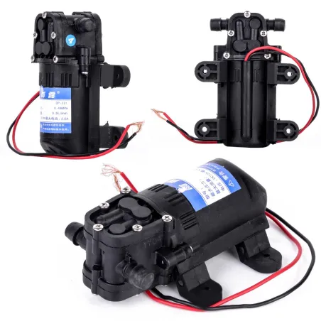 Elektrische Membranwasserpumpe - DC 12V - 70 PSI - 3,5L/Min
