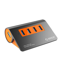 ORICO USB 3.1 Gen2 HUB - USB-HUB-PC-Splitter aus Aluminium - 10 Gbit / s Hochgeschwindigkeit - 4 Anschlüsse