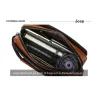 JEEP BULUO - Umhängetasche aus Leder für Herren - mit Geldbörse
