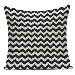 Dekorativer Kissenbezug - Meer - Blauer Kompass - Anker - Marine - Schiff - 40 cm * 40 cm - 45 cm * 45 cm