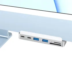 USB-C HUB – Dockingstation – mit 4K 60Hz HDMI USB 3.0 Kartenleser – für iMac
