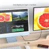 USB-C HUB – Dockingstation – mit 4K 60Hz HDMI USB 3.0 Kartenleser – für iMac