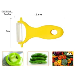 Keramikmesserset - 3" 4" 5" 6" Zoll mit Schäler/Abdeckungen