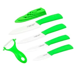 Ceramic knife set - 3" 4" 5" 6" inch with peeler / coversCeramic