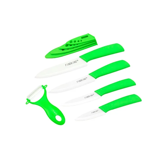 Keramikmesserset - 3" 4" 5" 6" Zoll mit Schäler/Abdeckungen