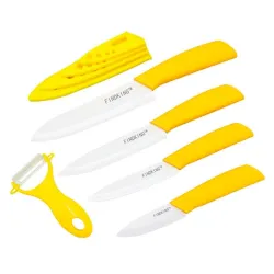 Keramikmesserset - 3" 4" 5" 6" Zoll mit Schäler/Abdeckungen