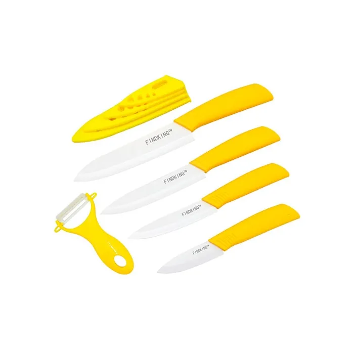 Keramikmesserset - 3" 4" 5" 6" Zoll mit Schäler/Abdeckungen