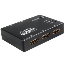 3 zu 1 - HDMI-Umschalter mit Fernbedienung - HDMI-Splitter