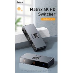 Baseus - 4K HD Switch - HDMI-kompatibler Adapter