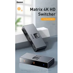 Baseus - 4K HD Switch - HDMI-kompatibler Adapter