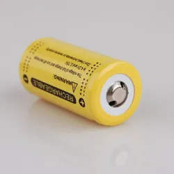 3.7V 1200mAh - CR123A/16340 li-ion battery - rechargeable - 2 piecesBattery