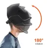 Automatisch verdunkelnder Schweißhelm - verstellbar - schwarz