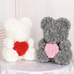 Künstliche Rosen - aus Schaumstoff - zur Dekoration - 3 cm