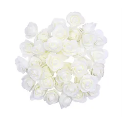 Künstliche Rosen - aus Schaumstoff - zur Dekoration - 3 cm