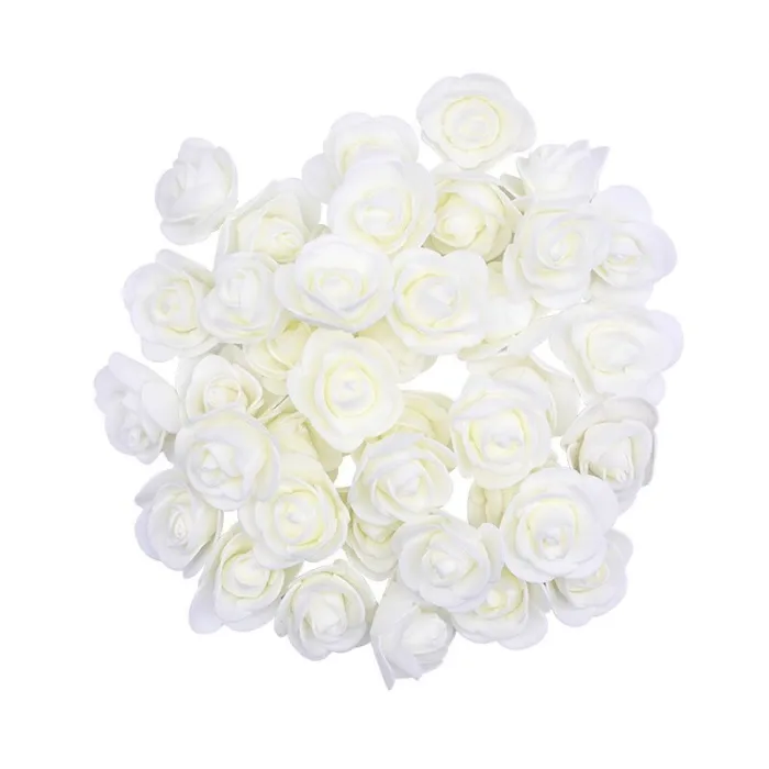 Künstliche Rosen - aus Schaumstoff - zur Dekoration - 3 cm