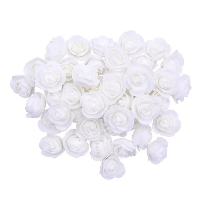 Künstliche Rosen - aus Schaumstoff - zur Dekoration - 3 cm