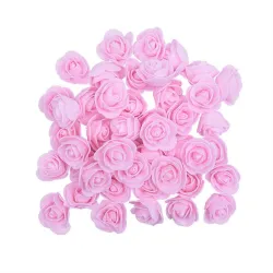 Künstliche Rosen - aus Schaumstoff - zur Dekoration - 3 cm