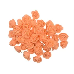 Künstliche Rosen - aus Schaumstoff - zur Dekoration - 3 cm
