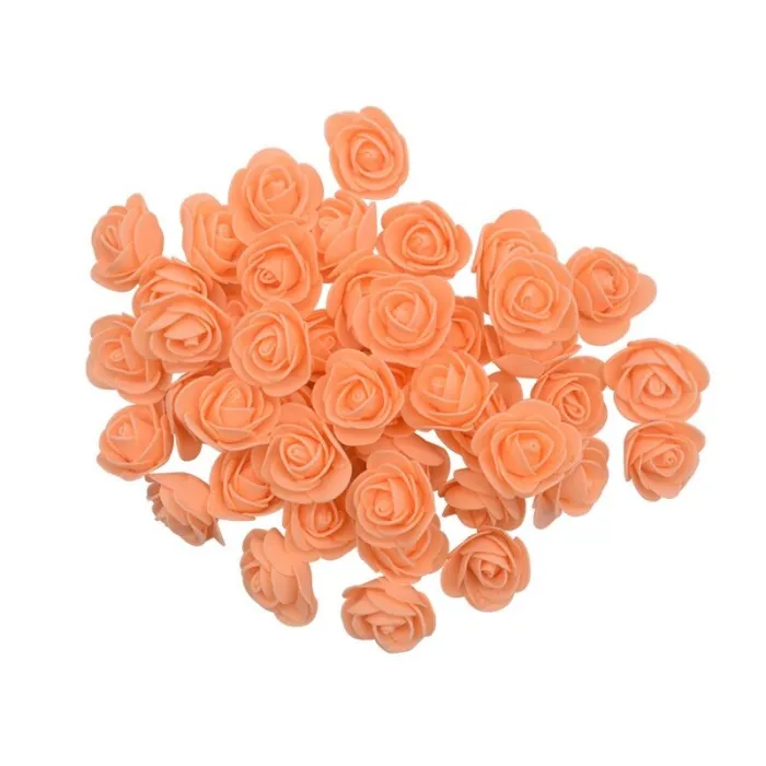 Künstliche Rosen - aus Schaumstoff - zur Dekoration - 3 cm