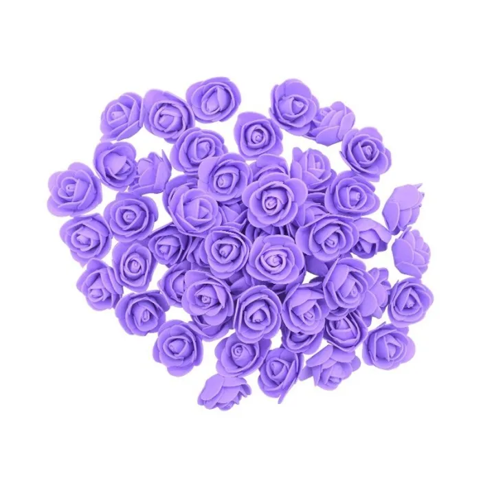 Künstliche Rosen - aus Schaumstoff - zur Dekoration - 3 cm
