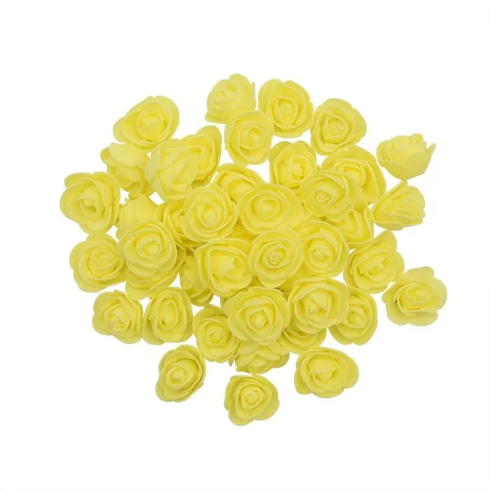 Künstliche Rosen - aus Schaumstoff - zur Dekoration - 3 cm
